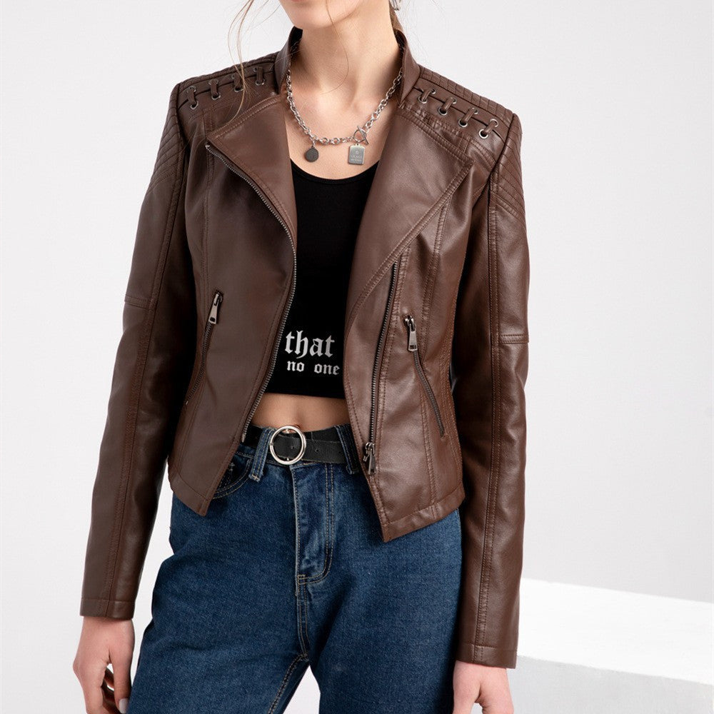 Women's Leather Short Jacket Women's Leather Short Jacket